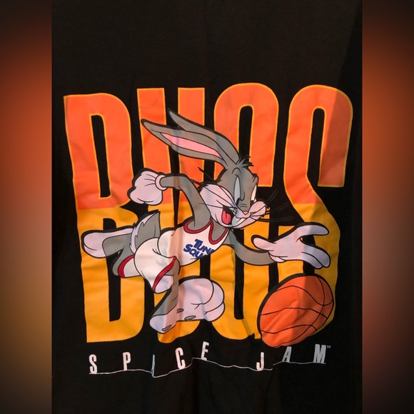 SPACE JAM CROPPED GRAPHIC HOODIE - Picture 3 of 6